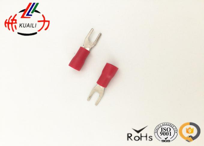 Conectores terminales aislados eléctricos SV1.25-5 del cable de la espada